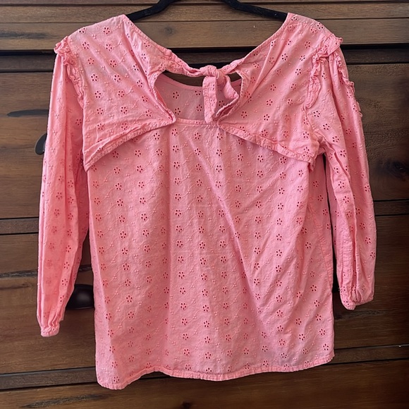 Women’s size small New York and Company Soho blouse in pink. - Picture 4 of 6